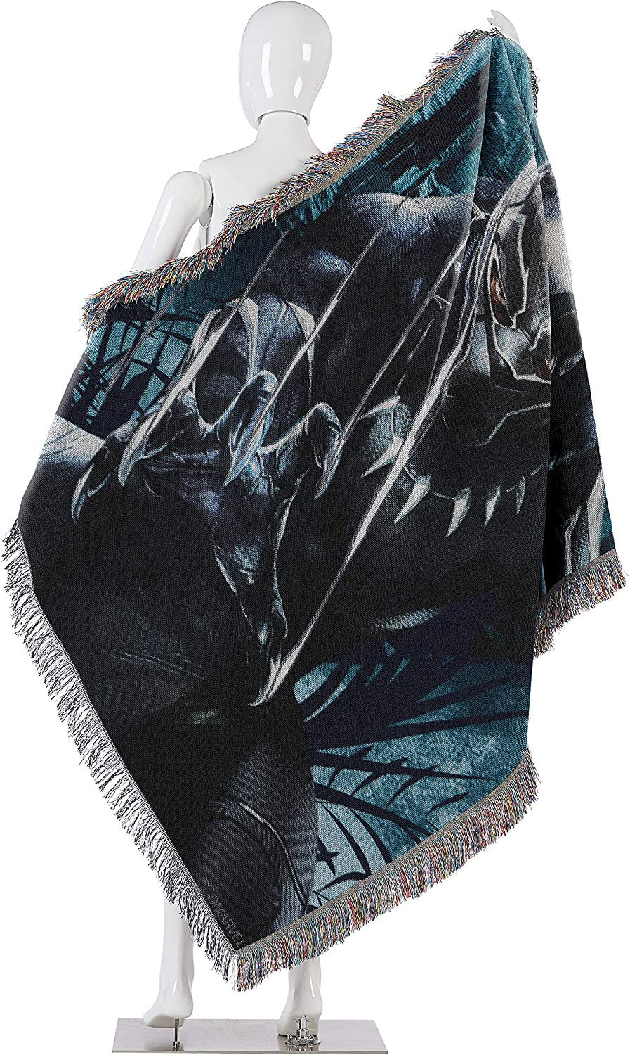 Marvel's Black Panther, "Ripper" Woven Tapestry Throw Blanket, 48" x 60"