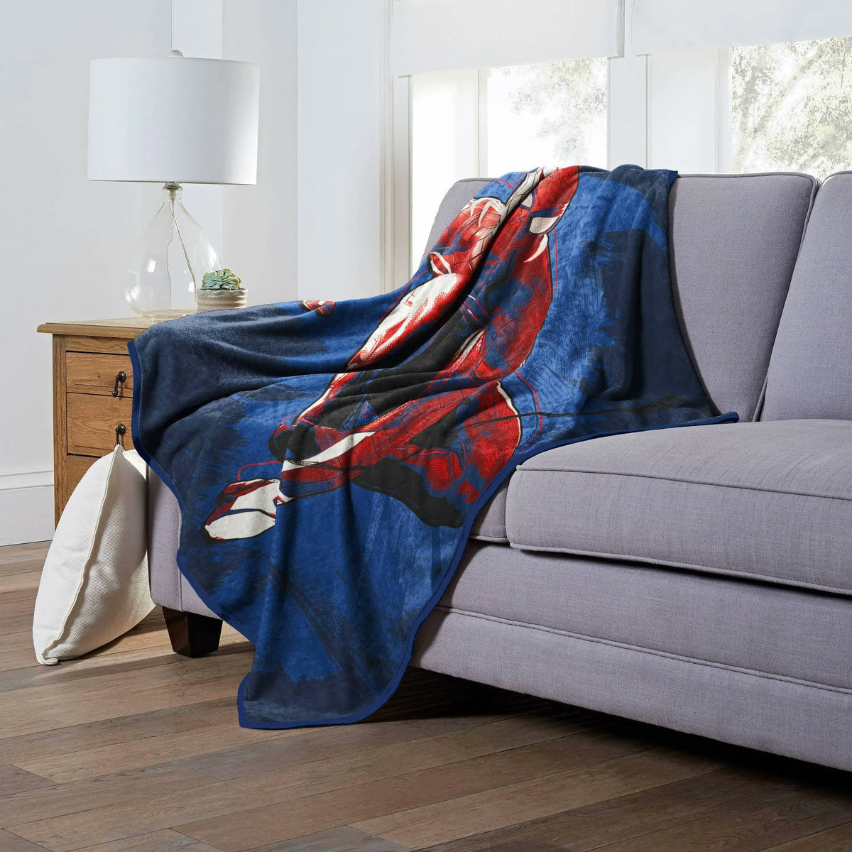 Northwest Spider-Man Spidey Splash Silk Touch Throw Blanket, 46" x, 60"