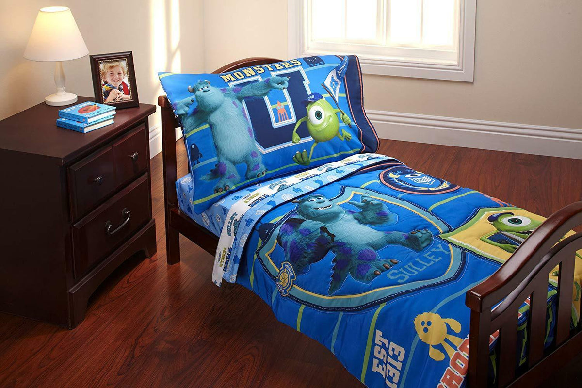 Disney Monsters University Toddler 4 Piece Bedding Set