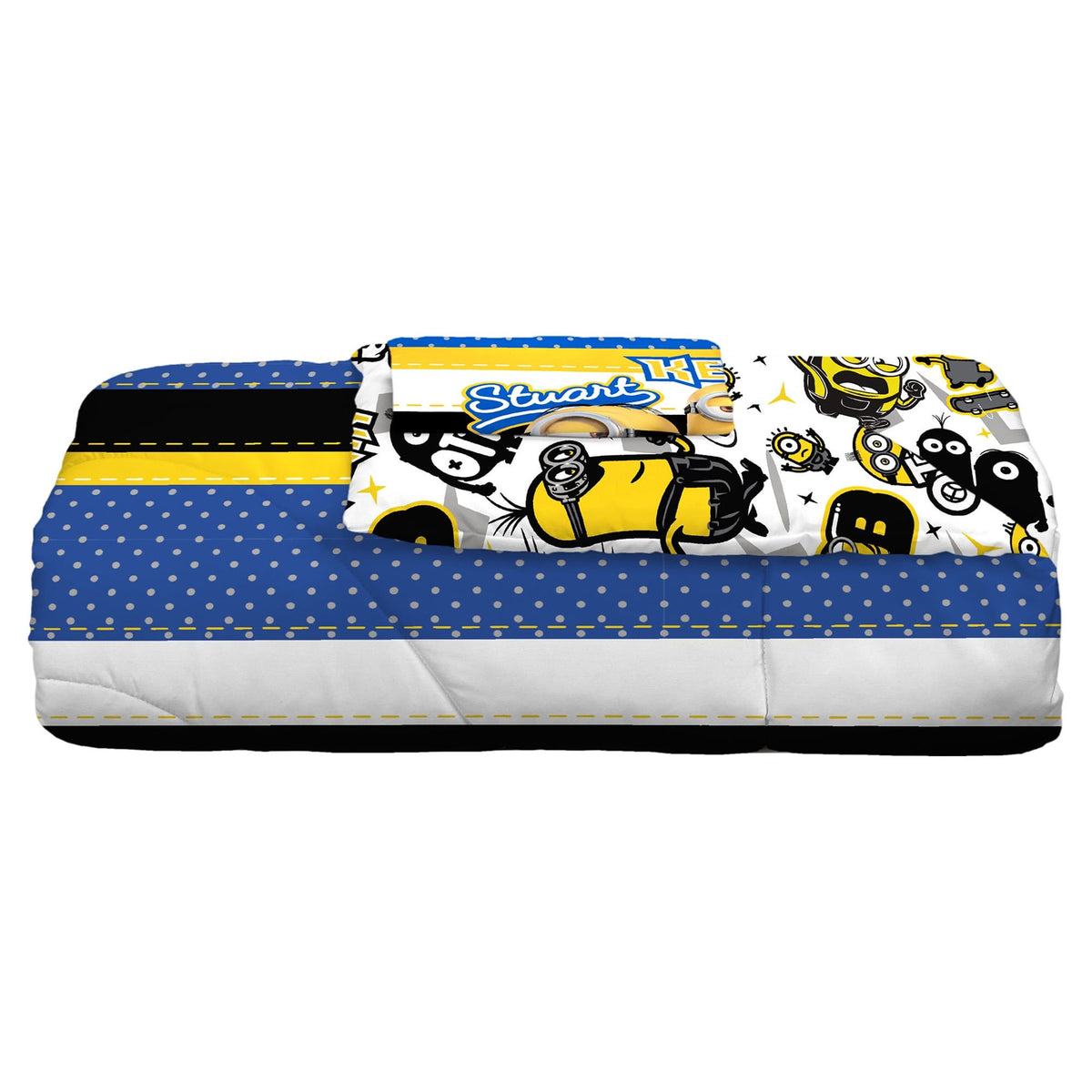 Franco Minions Kids Comforter and Sham, 2-Piece Set, Twin/Full