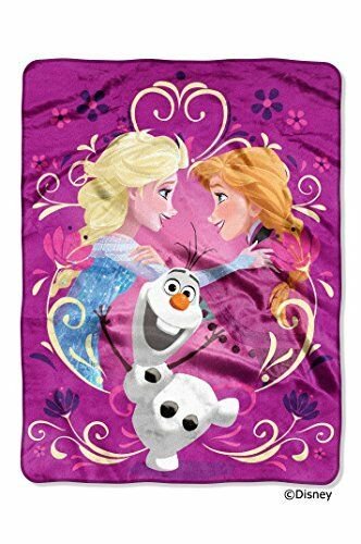 Northwest Company Disney's Frozen "Happy Family" Micro Raschel Throw 46" x 60"