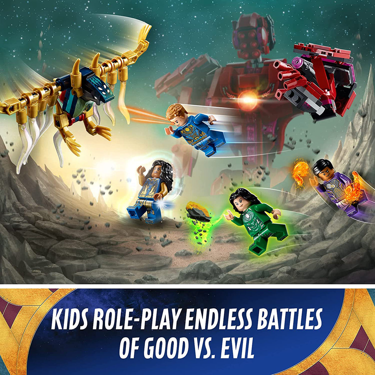 LEGO Marvel The Eternals in Arishem’s Shadow 76155 Building Kit