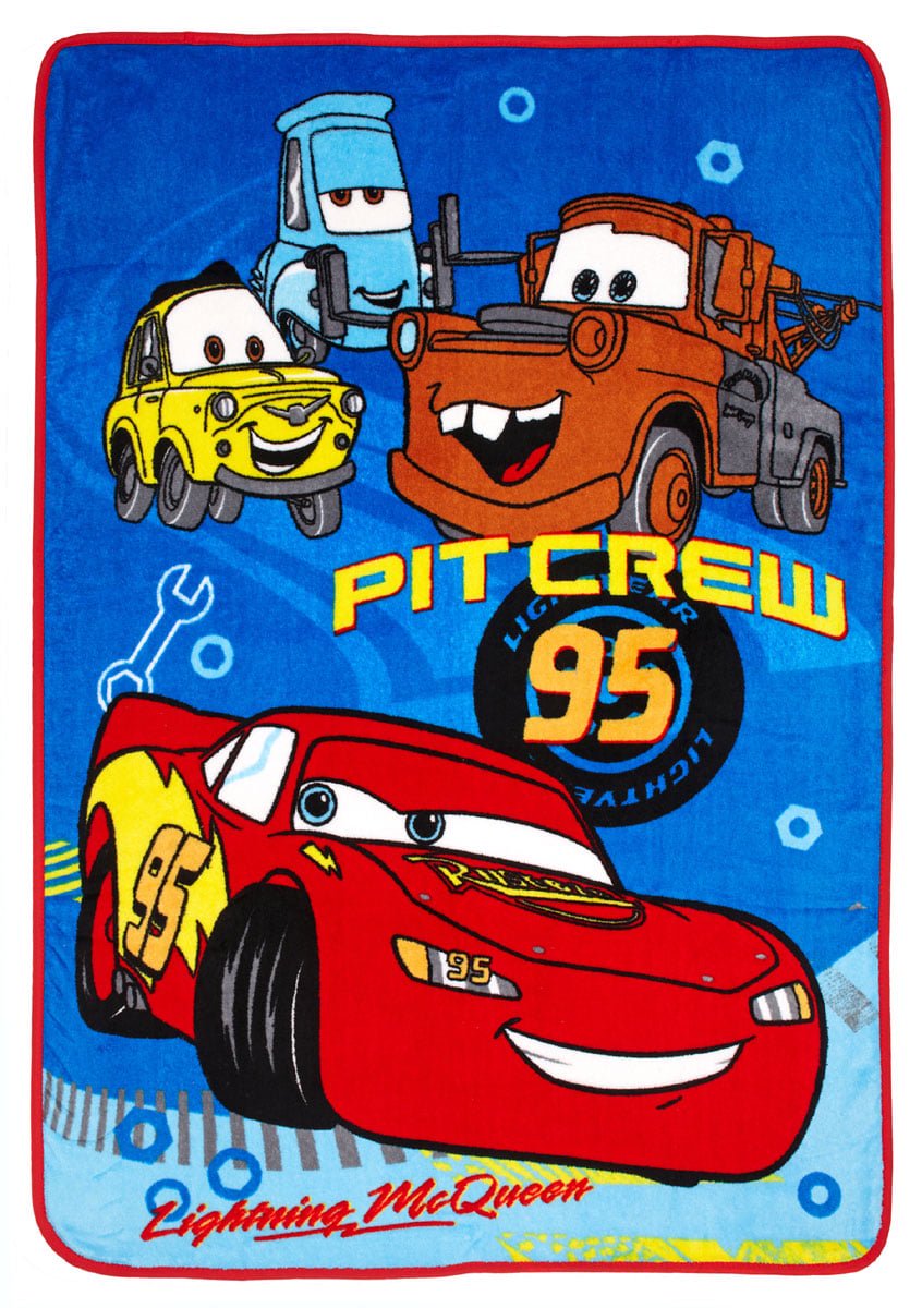 Disney Pixar Cars Plush Toddler Blanket