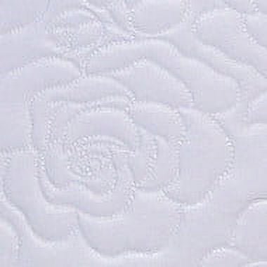 2 Inch Foam Oval Bassinet Mattress - 16" x 32", Rose Pattern