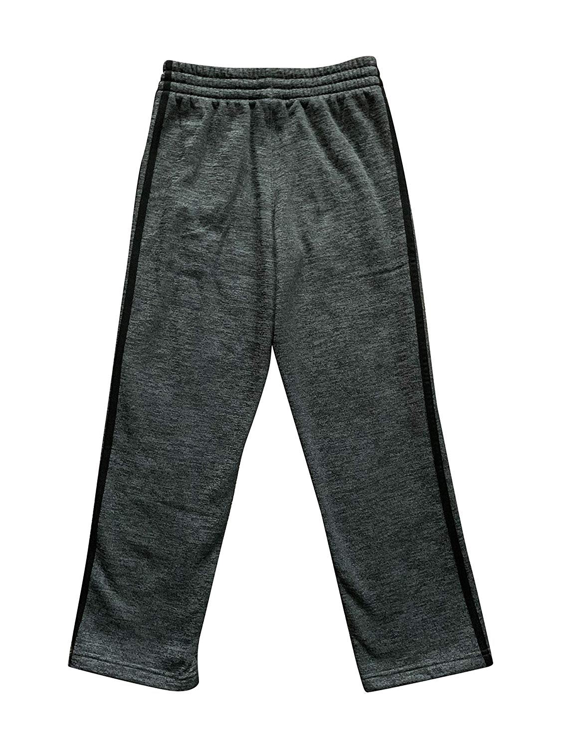 adidas Boy's Tech Fleece Pant (Small/8, Dark Heather/Black)