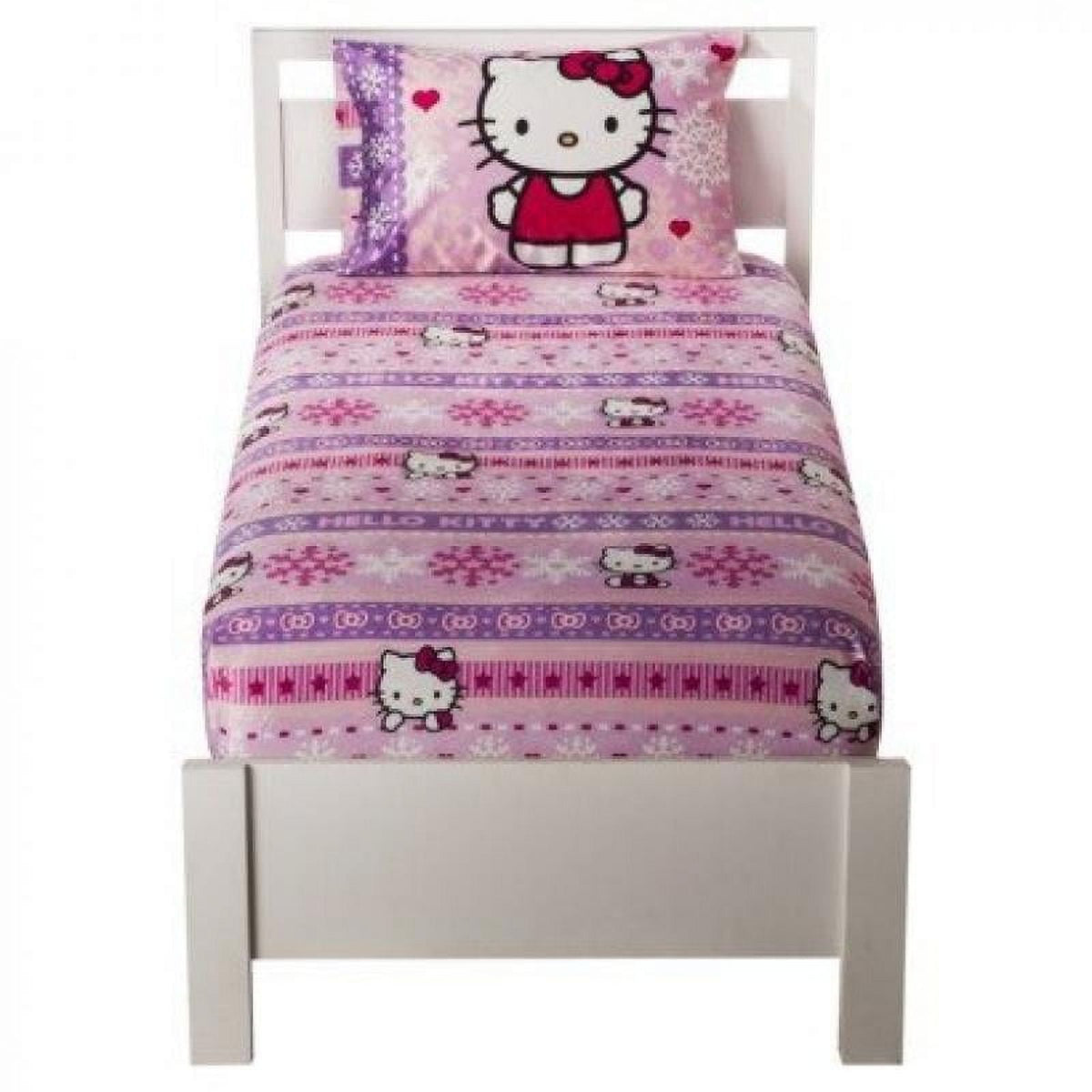 Sanrio Hello Kitty Playful Star 2 Piece Micro Mink Twin Sheet Set