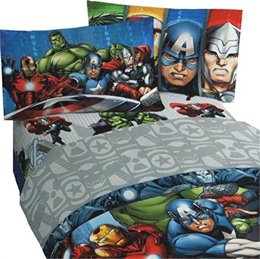Marvel Avengers 4 Piece Full Bed Sheet Set