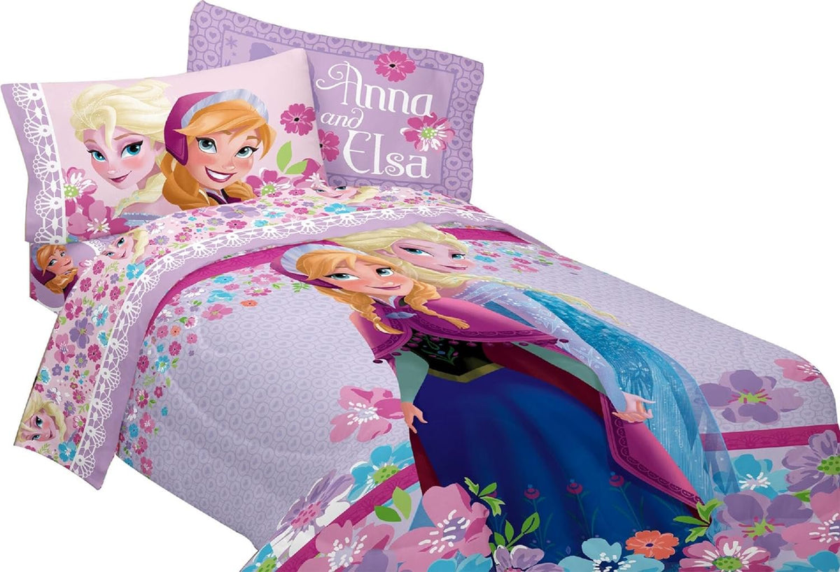 Disney Frozen Love Blooms Twin Size Comforter