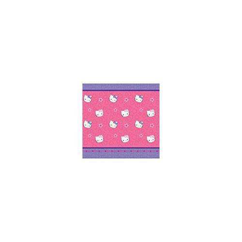 Hello Kitty Kitty & Me Fabric Shower Curtain,72in x 72in , Pink