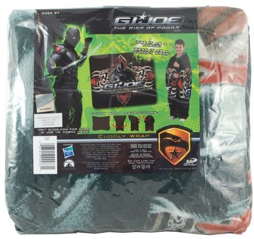 G.I. Joe Youth Cuddly Wrap Throw Robe Blanket - The Rise of Cobra