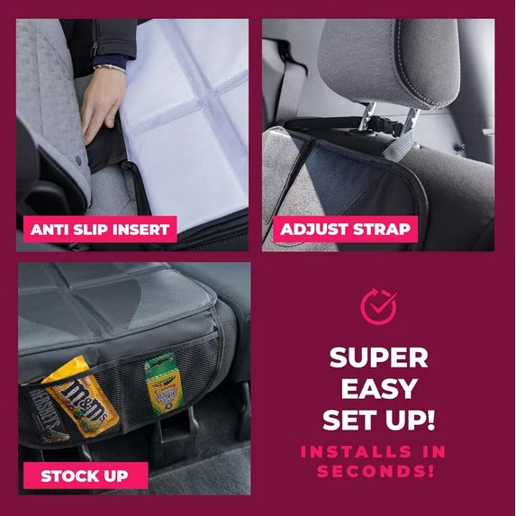 Todays Kids Car Seat Protector for Child Car Seat - Waterproof Car Seat Protector