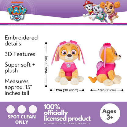 Paw Patrol Skye Cuddle Pillow, Kids Bedding Super Soft Plush Pillow, (Officially Licensed Product) By Franco