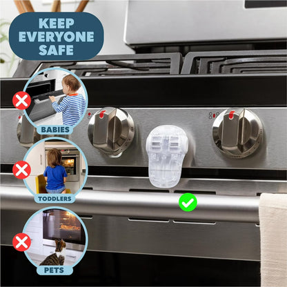 Todays Kids Oven Door Baby Proofing Heat-Resistant Lock - Oven Lock Child Safety