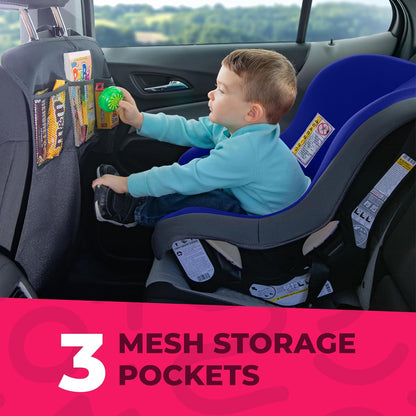 Todays Kids 2-Pack Heavy Duty Kick Mat - Multipurpose Waterproof Organizer for Kids