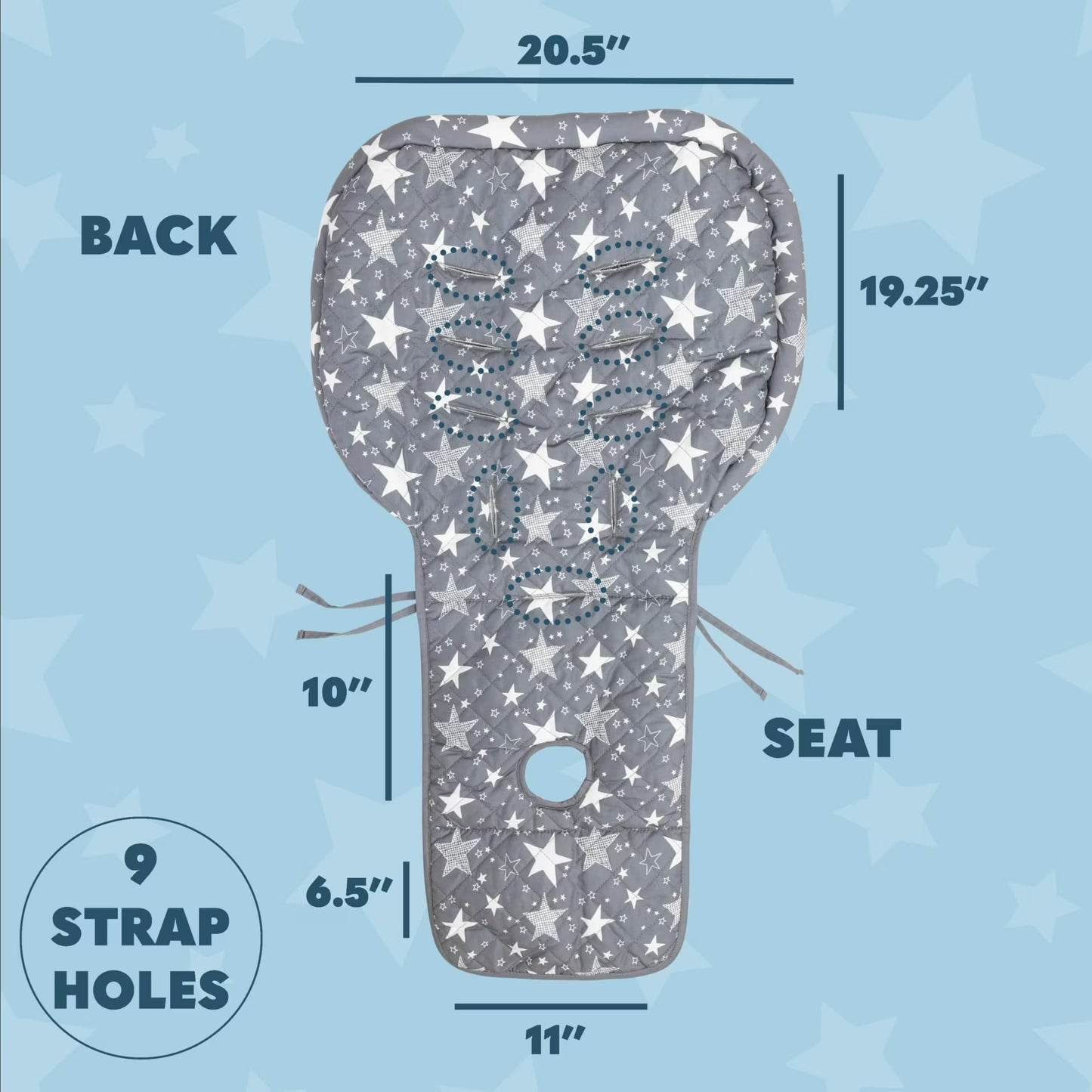 Todays Kids High Chair Pad - High Chair Cushion, High Chair Covers for Baby