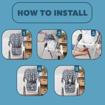 Todays Kids High Chair Pad - High Chair Cushion, High Chair Covers for Baby
