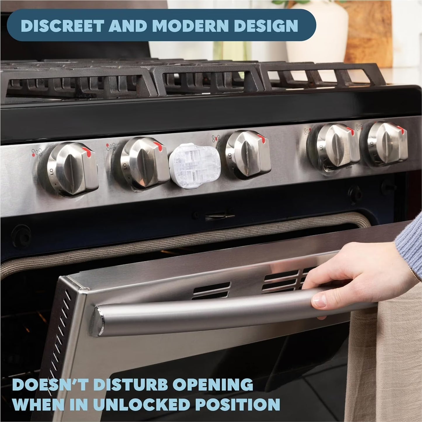 Todays Kids Oven Door Baby Proofing Heat-Resistant Lock - Oven Lock Child Safety