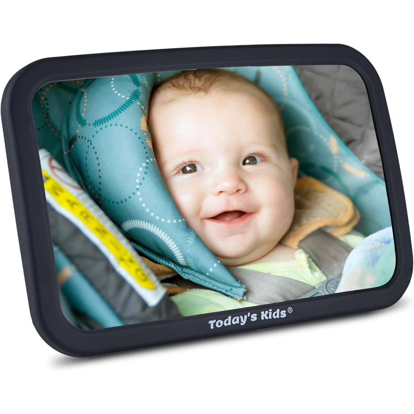 Todays Kids Baby Car Mirror for Back Seat Rear Facing - 360-Degree Adjustable
