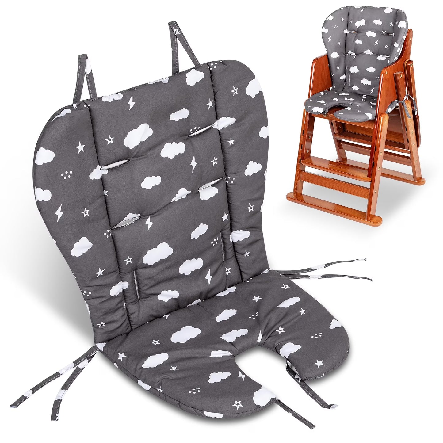Todays Kids Baby High Chair Cover Pad - Wooden High Chair Cushion