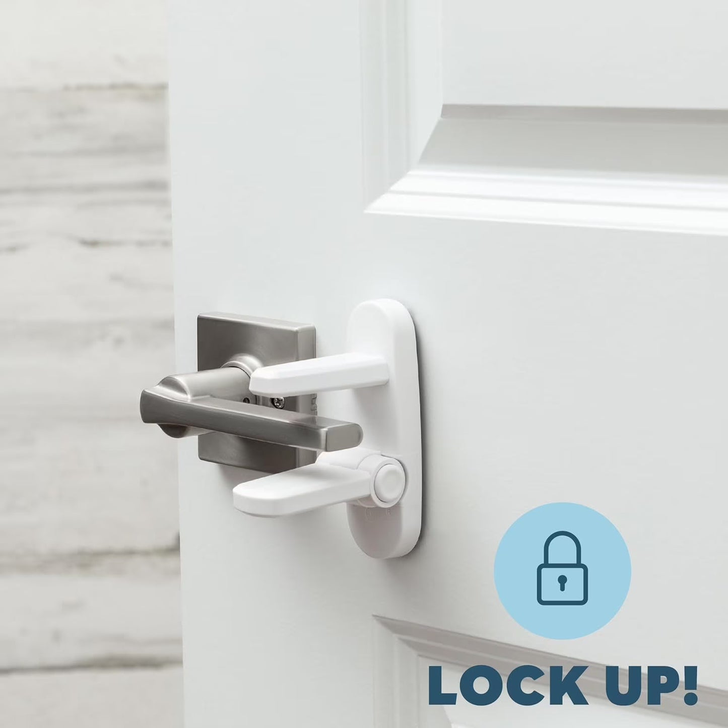 Todays Kids Childproof Door Lever Lock - Easy Install Child Proof Door Lock