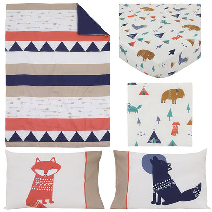 Carter's Aztec Boy 4 Piece Toddler Bedding Set