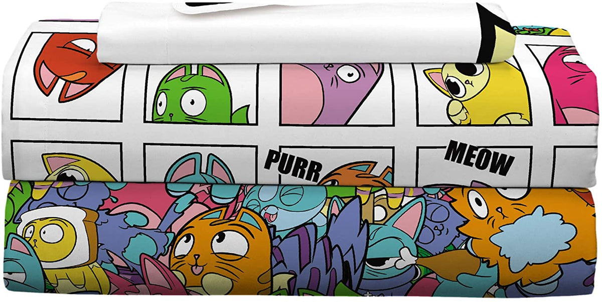 Franco Kids Hasbro Lost Kitties Twin Sheet Set