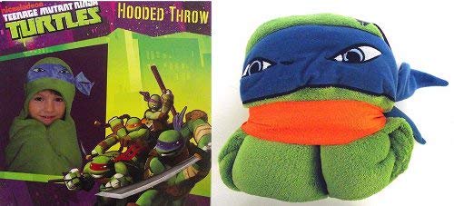 Nickelodeon Teenage Mutant Ninja Turtles, Hooded Ninja Hooded Throw Blanket, 40" x 50"