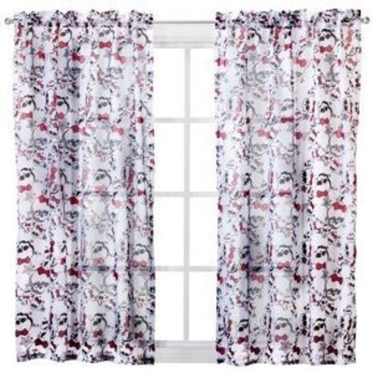 Monster High Sheer Window Panel Drape - 42x63