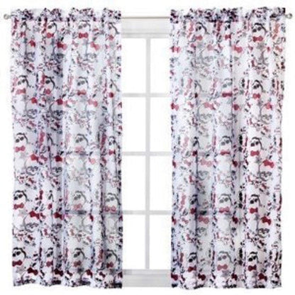 Monster High Sheer Window Panel Drape - 42x63