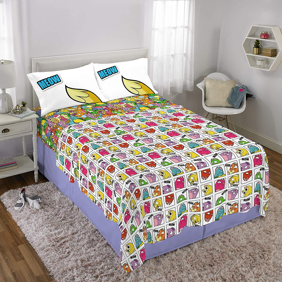 Franco Kids Bedding Hasbro Lost Kitties Full Sheet Set