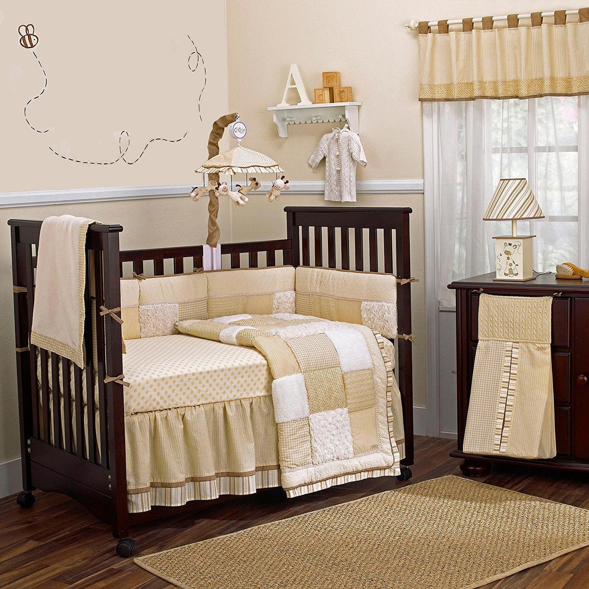 CoCaLo 8 Piece Crib Set, Snickerdoodle (Discontinued by Manufacturer)