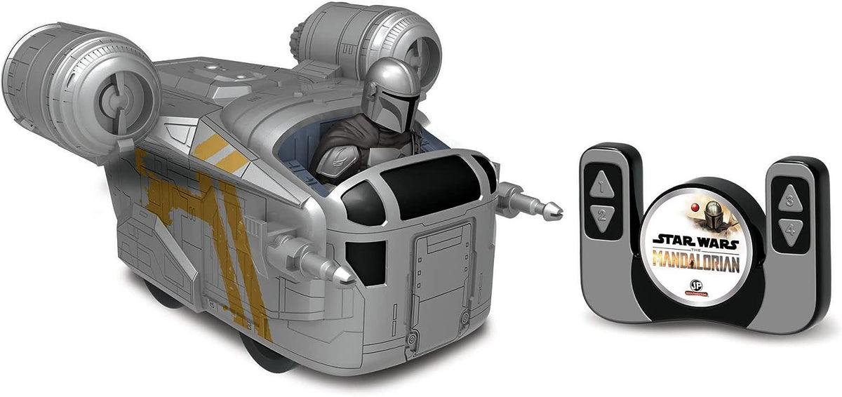 Star Wars - The Mandalorian 9" Remote Control Razor Crest, R/C Vehicle, Children Ages 5 Years and Up