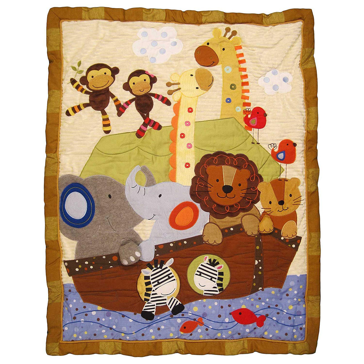 Lambs & Ivy S.S. Noah 5 Piece Bedding Set