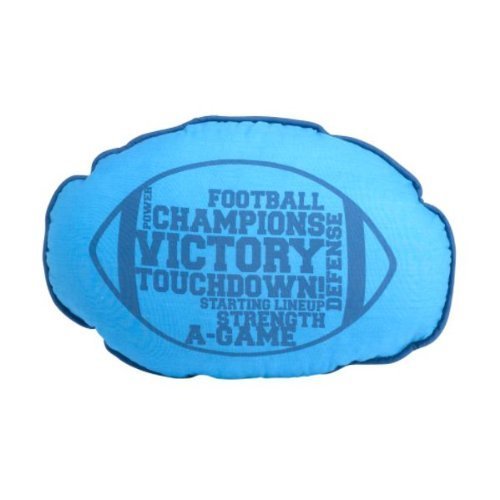 Sports Fan Football Shaped Kids Decorative Pillow