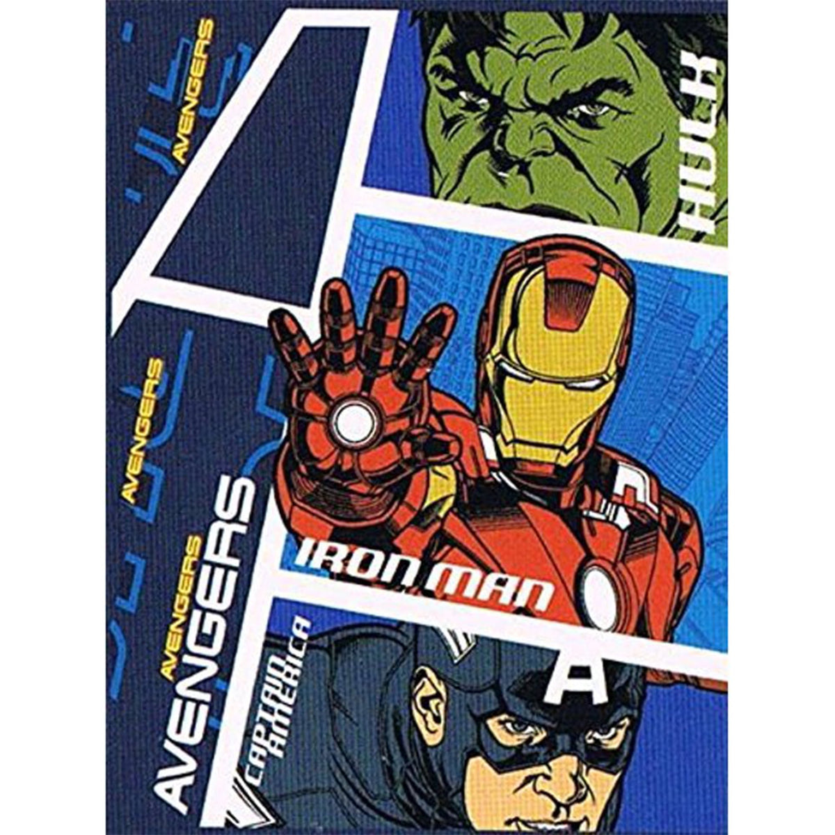 Marvel Avengers 50" x 60" Child Multicolor Plush Throw Blanket