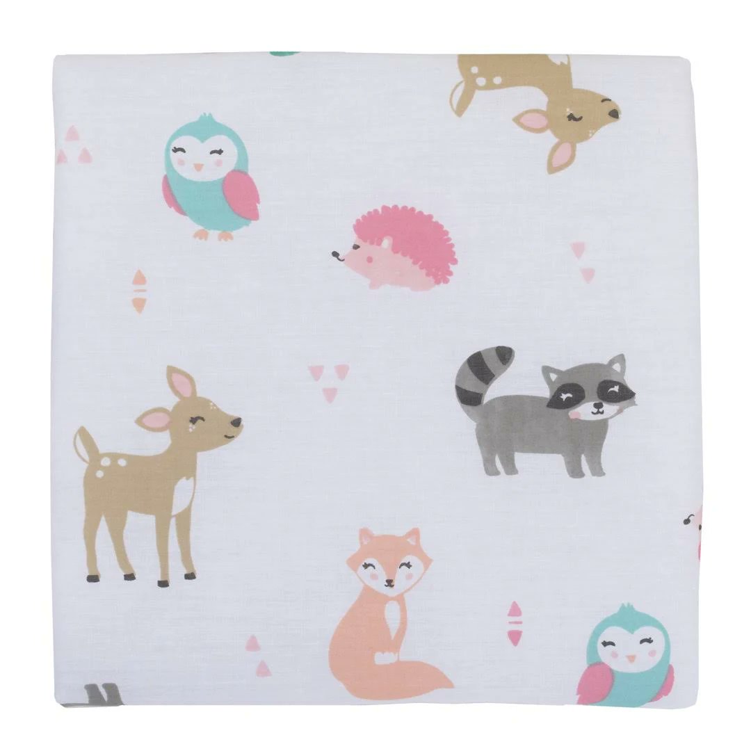 Carter's Woodland Girl 4 Piece Toddler Bedding  Set