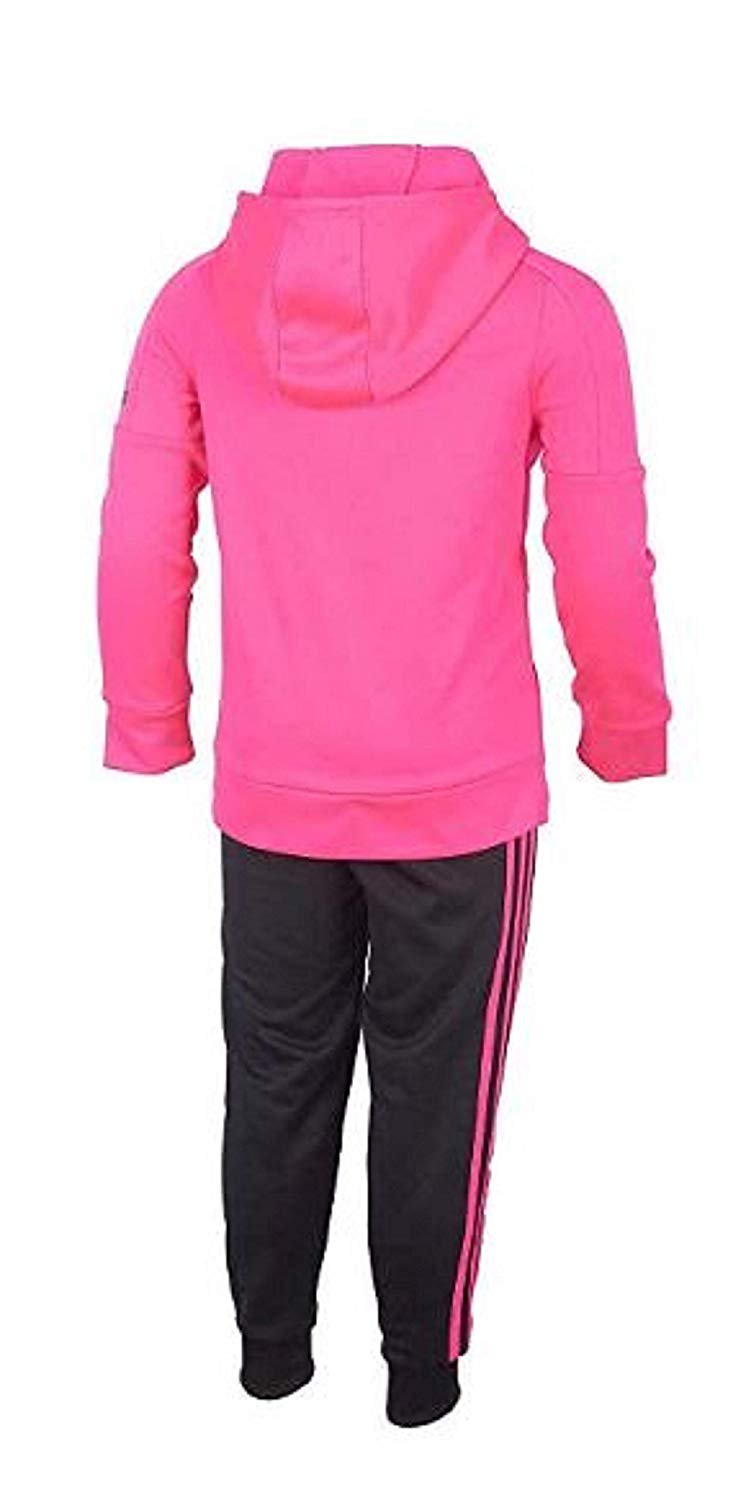 Adidas Girls' Tricot Zip Jacket and Pant Set