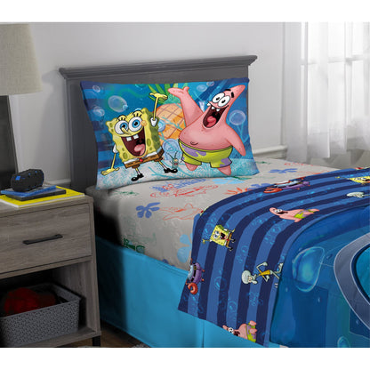 SpongeBob SquarePants 2 Piece Twin/Full Comforter & Sham Set