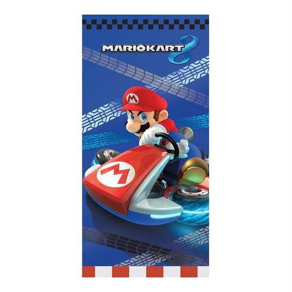 Super Mario 'Race to Win' 28" X 58" Licensed Beach Towel