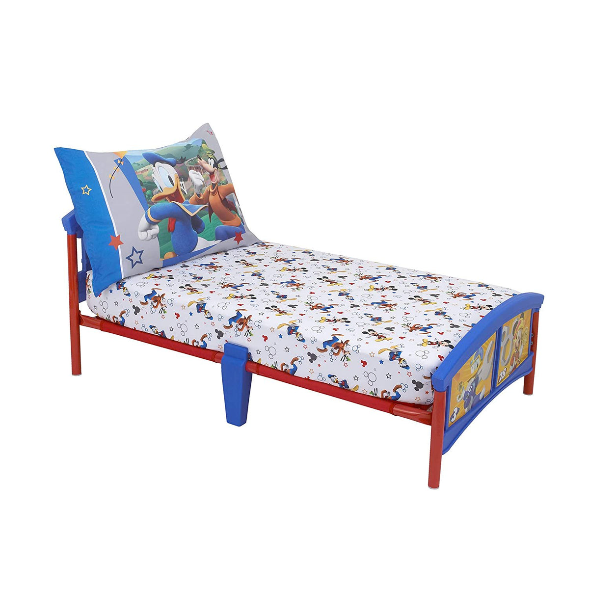 Disney Mickey Mouse Having Fun 2 Piece Toddler Sheet Set