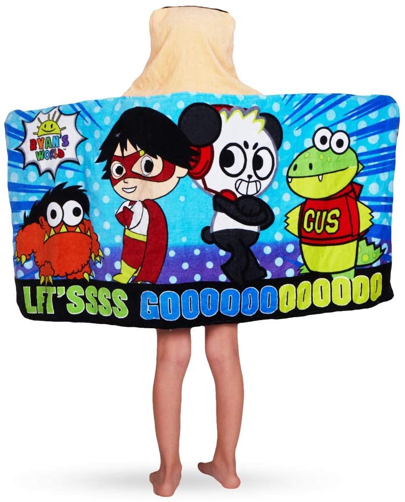Ryans world Kids Hooded Towel - 25" x 60"