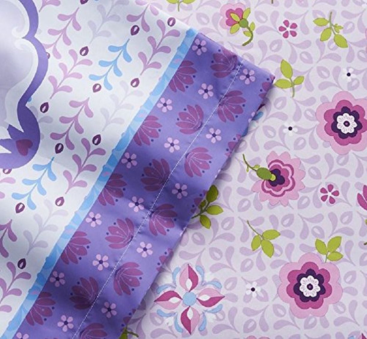 Disney Frozen Full Size Sheet Set Anna & Elsa Microfiber Bed Sheets Bedding