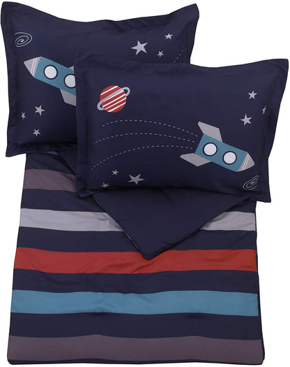 Everything Kids Bedding Super Soft Microfiber Comforter & 2 Shams Set, Full Size 83" x 86"