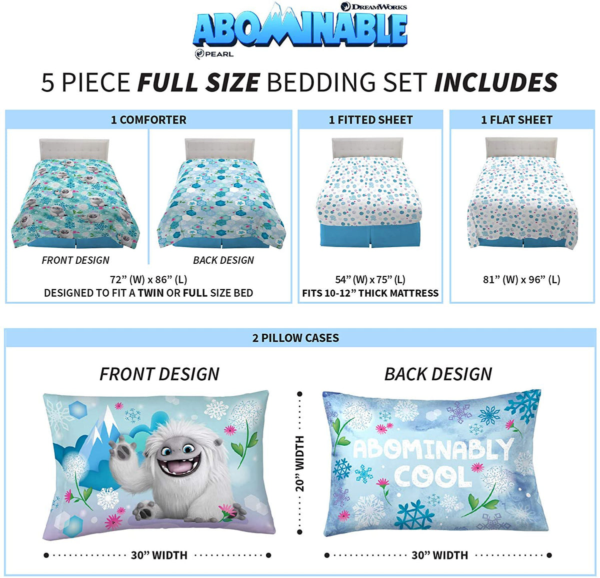 Franco Kids Bedding Super Soft Microfiber Comforter and Sheet Set