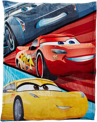 Cars Silk Touch Throw Blanket, 50" x 60", Crossed