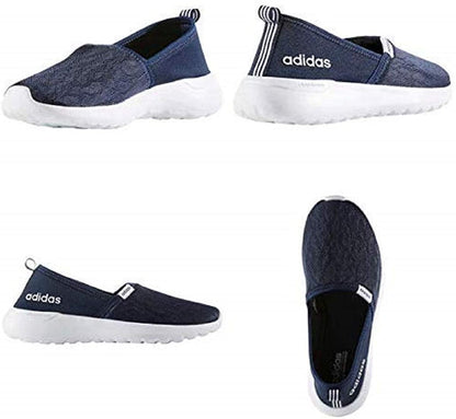 adidas NEO Women's Lite Racer Slip On W Casual Sneaker (Navy, Size 7.5)