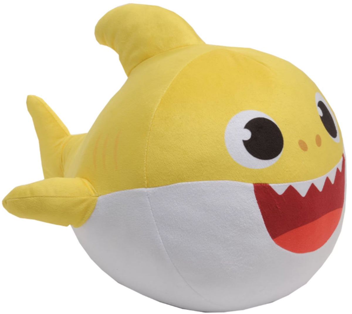 Baby Shark Kids Plush Cuddle and Decorative Pillow Buddy, Yellow 15" Tall