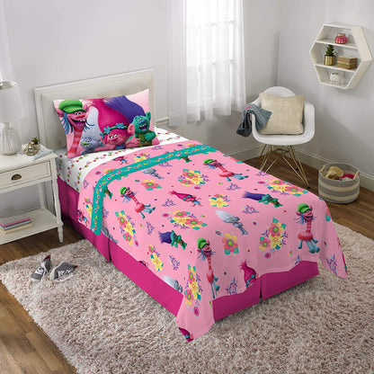 Trolls DreamWorks Life Twin Size Sheet Set