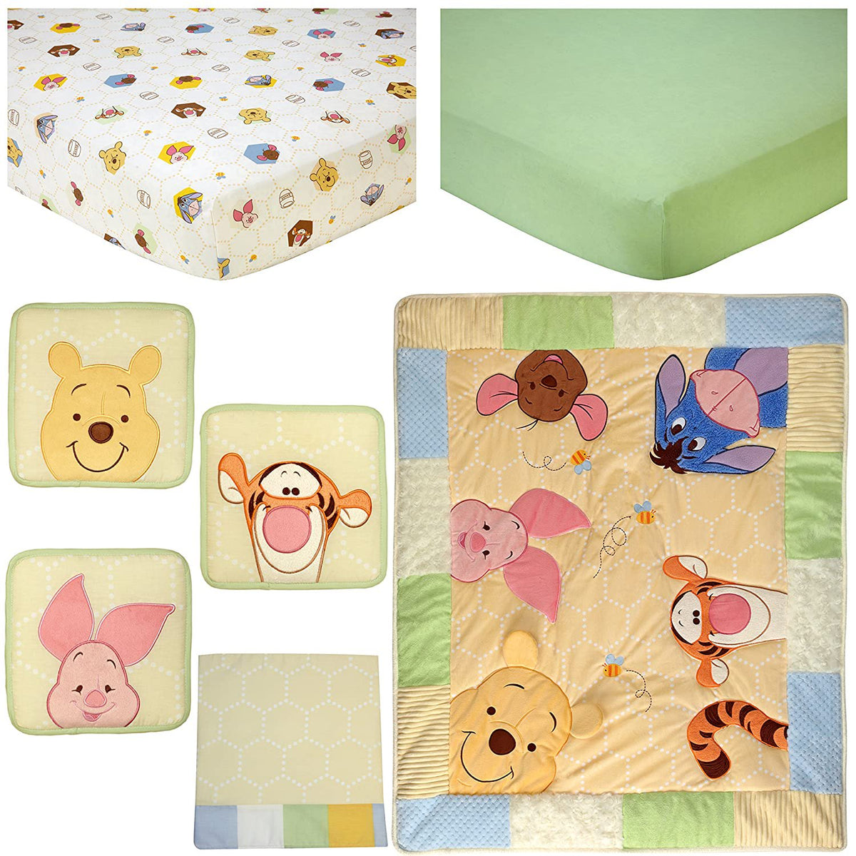 Disney Nemo Wavy Days 4 Piece Crib Bedding Set