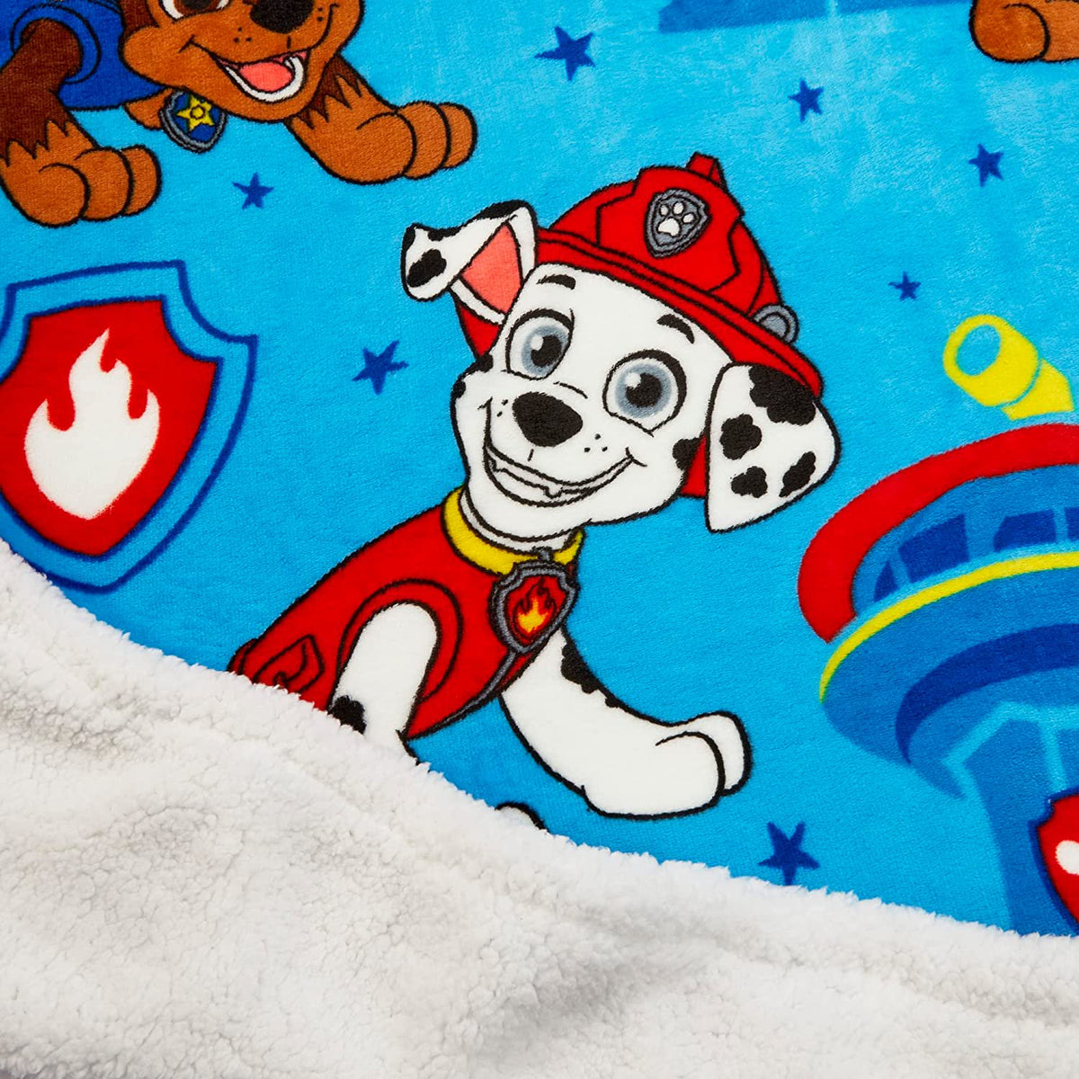 Franco Paw Patrol Soft Premium Plush Sherpa Blanket Throw, 60 in x 90 in